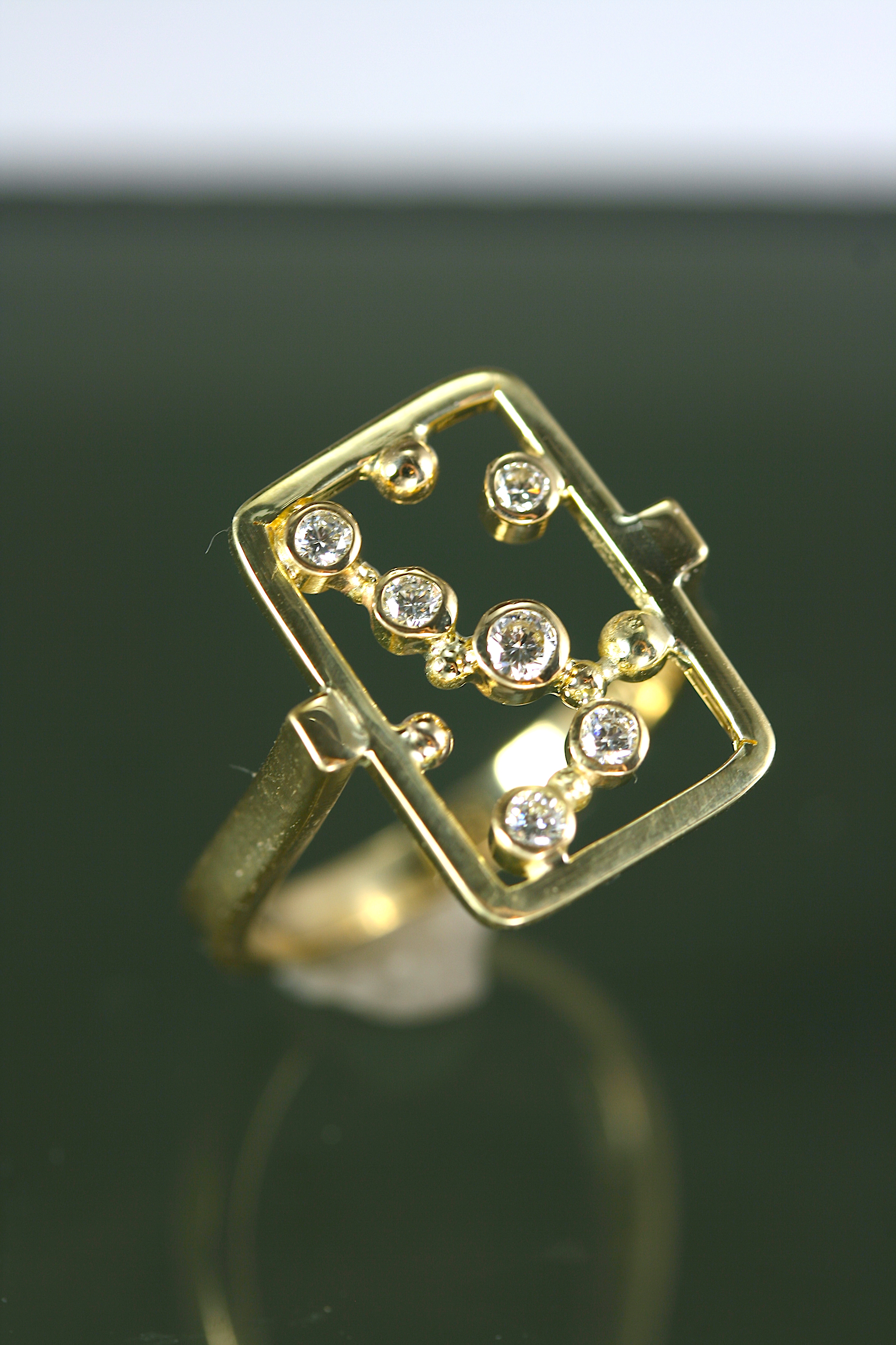 Floating Diamond Ring